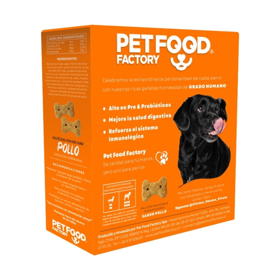 Galletas horneadas para perros de razas peque&ntilde;as sabor pollo, , large image number null